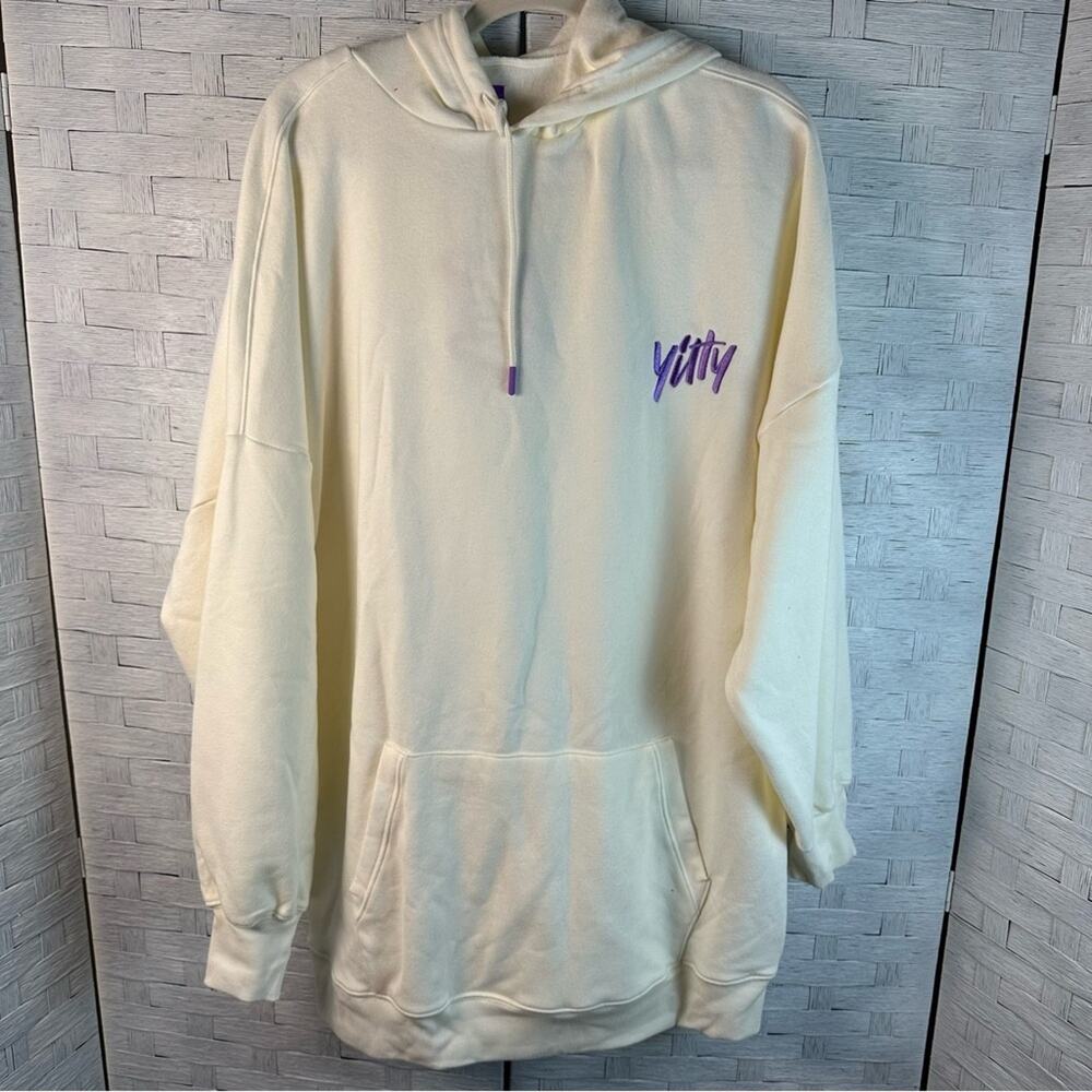 Fabletics yitty cream pull over hoodie oversized cozy soft activewear athleisure